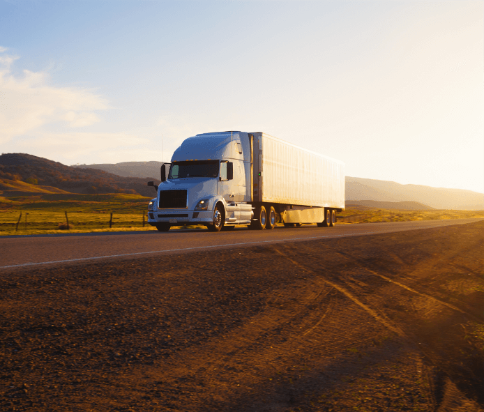 Truck Driving midday